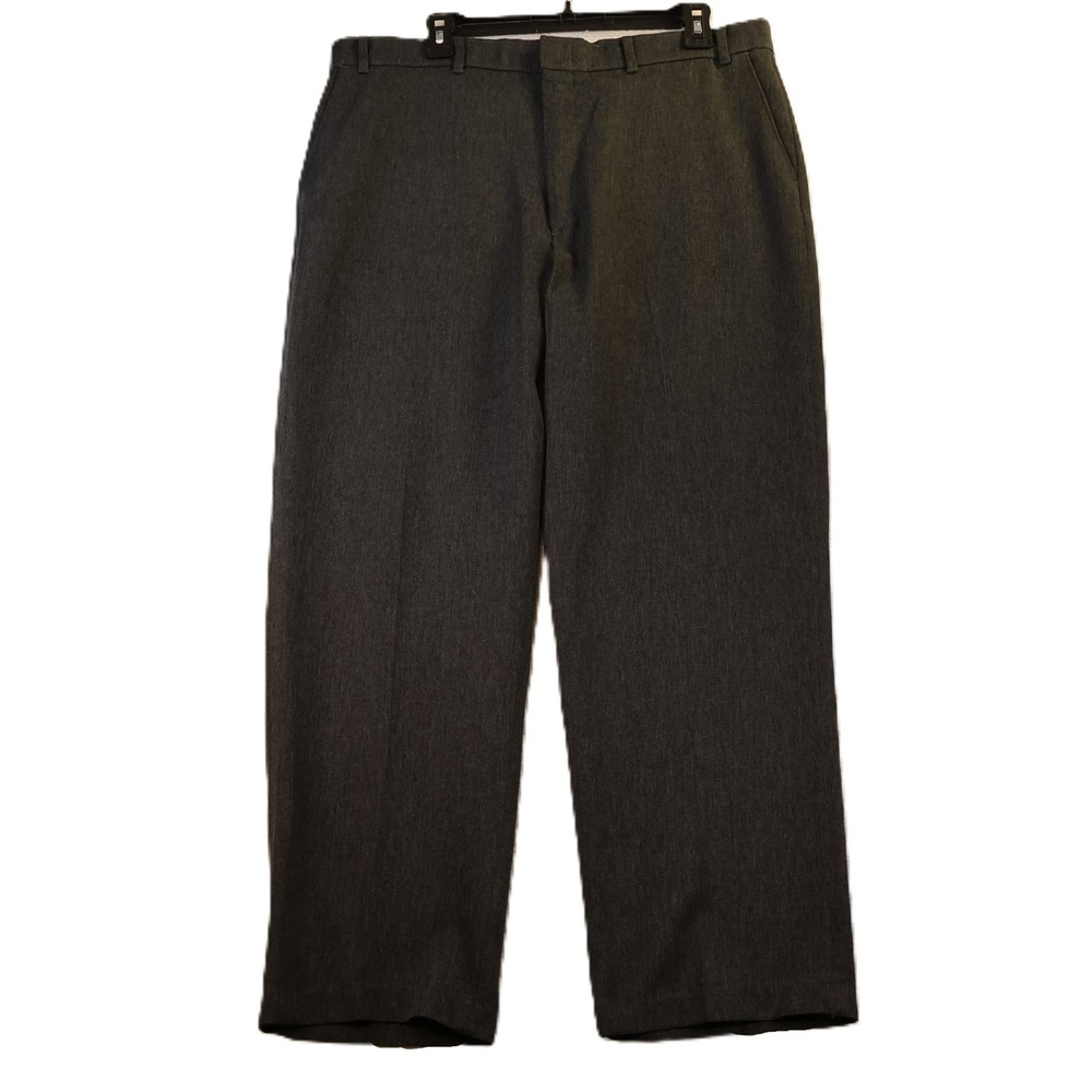 Levi's Mens 38x29 Action Slacks Charcoal Grey Vintage Straight Leg Trousers